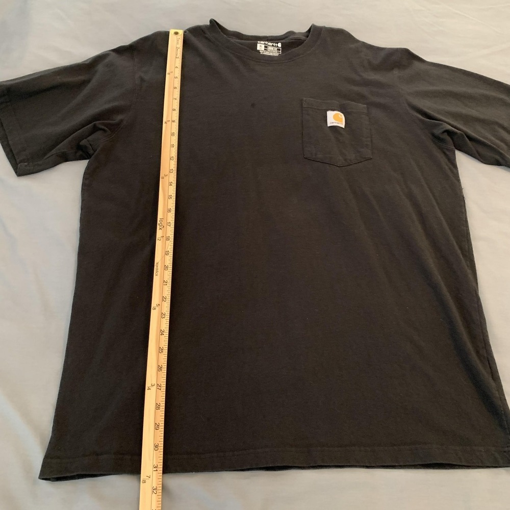 Carhartt Shirt Lot Of 3 Mens XLT Gray Black Pocket Workwear K87 Tagless Tee - Picture 16 of 16